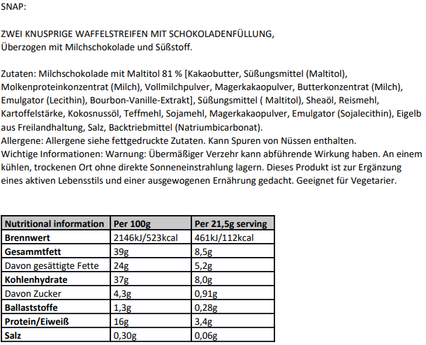 Nanosupps Protein Snap 25x21,5g – Bild 3