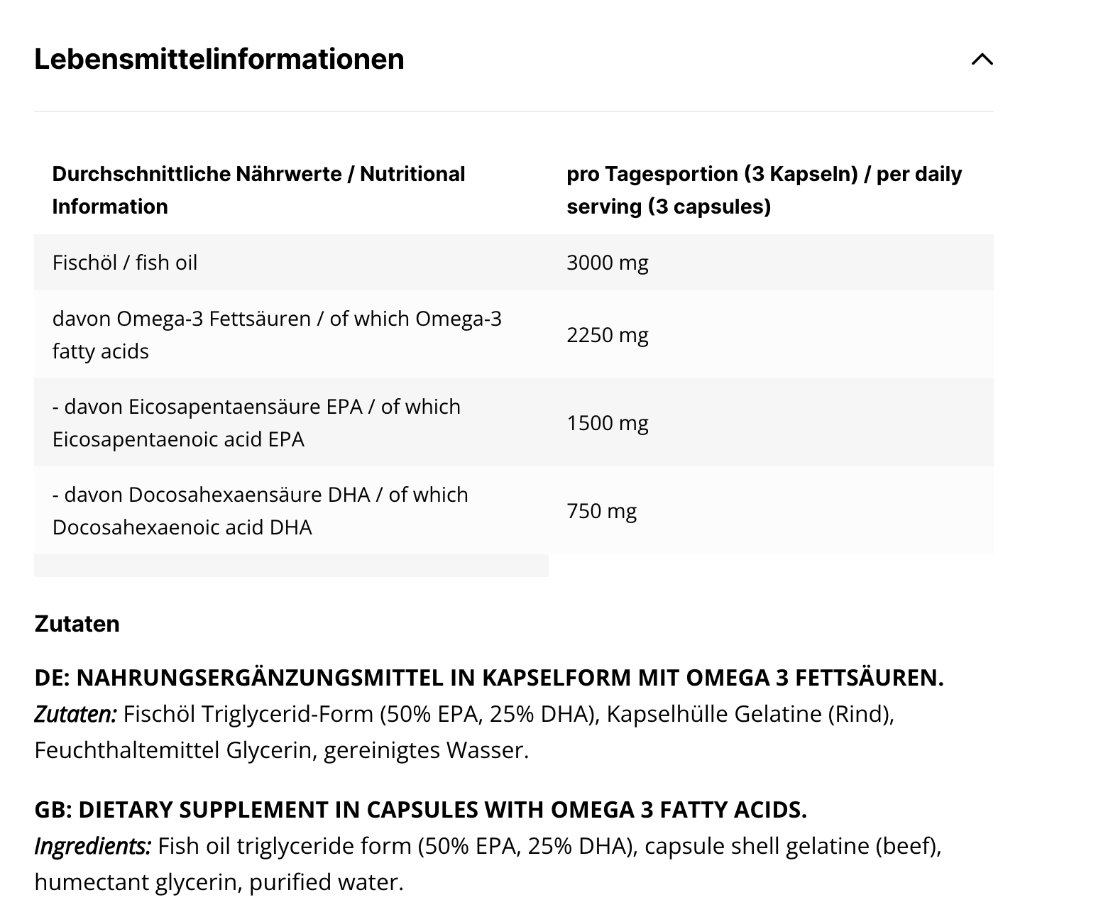 INLEAD Omega-3 300 Kapseln – Bild 2