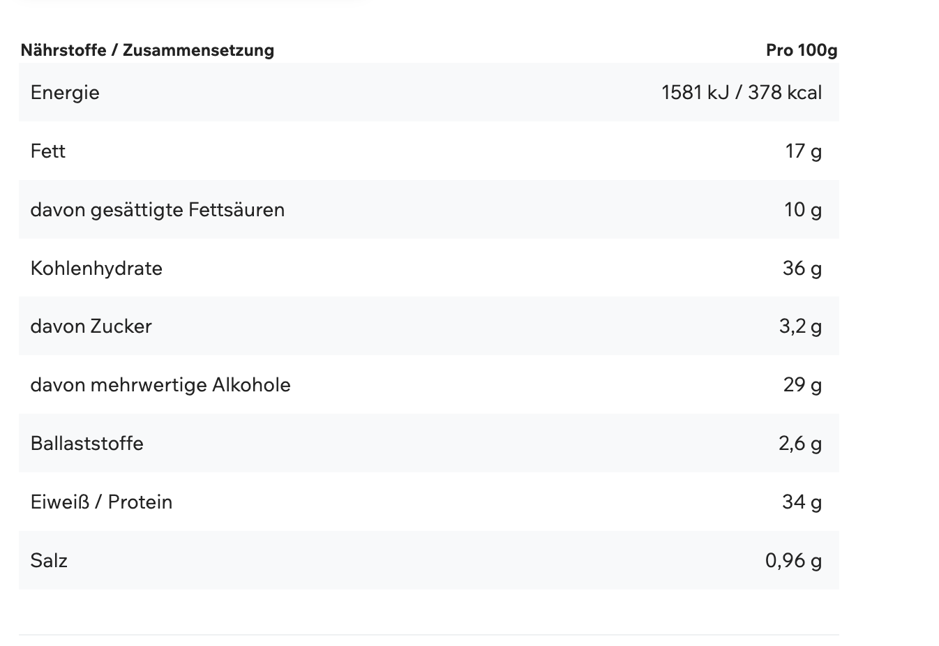 ESN Designer Bar Crunchy Box 12x60g – Bild 3