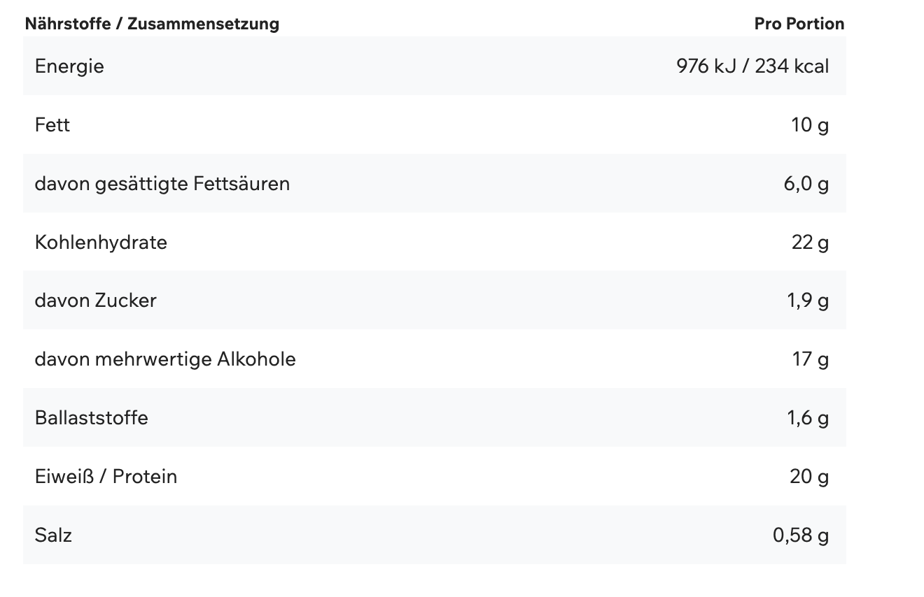 ESN Designer Bar Crunchy Box 12x60g – Bild 4