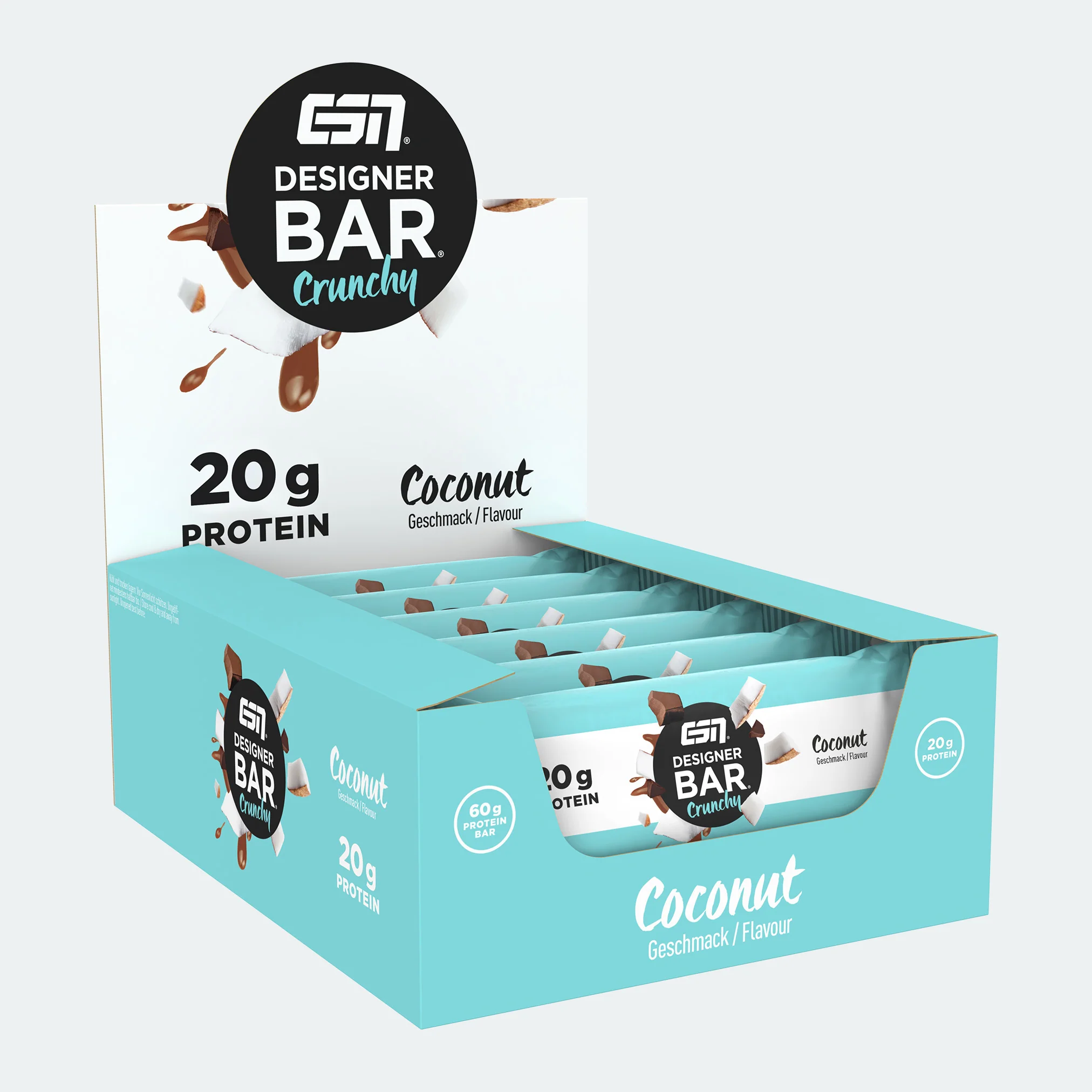 ESN Designer Bar Crunchy Box 12x60g – Bild 10