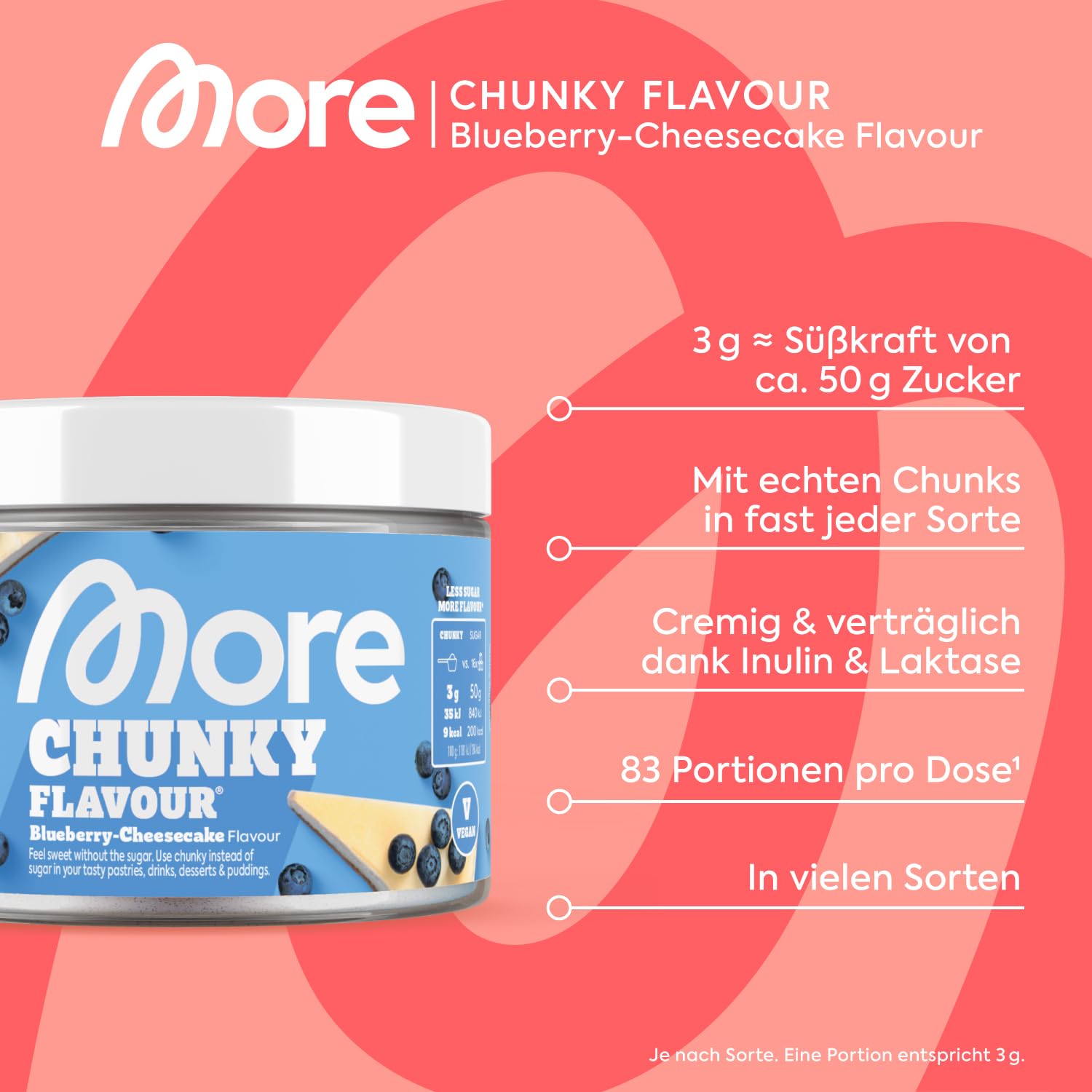 More Nutrition Chunky Flavour - Geschmackspulver - 250g – Bild 28