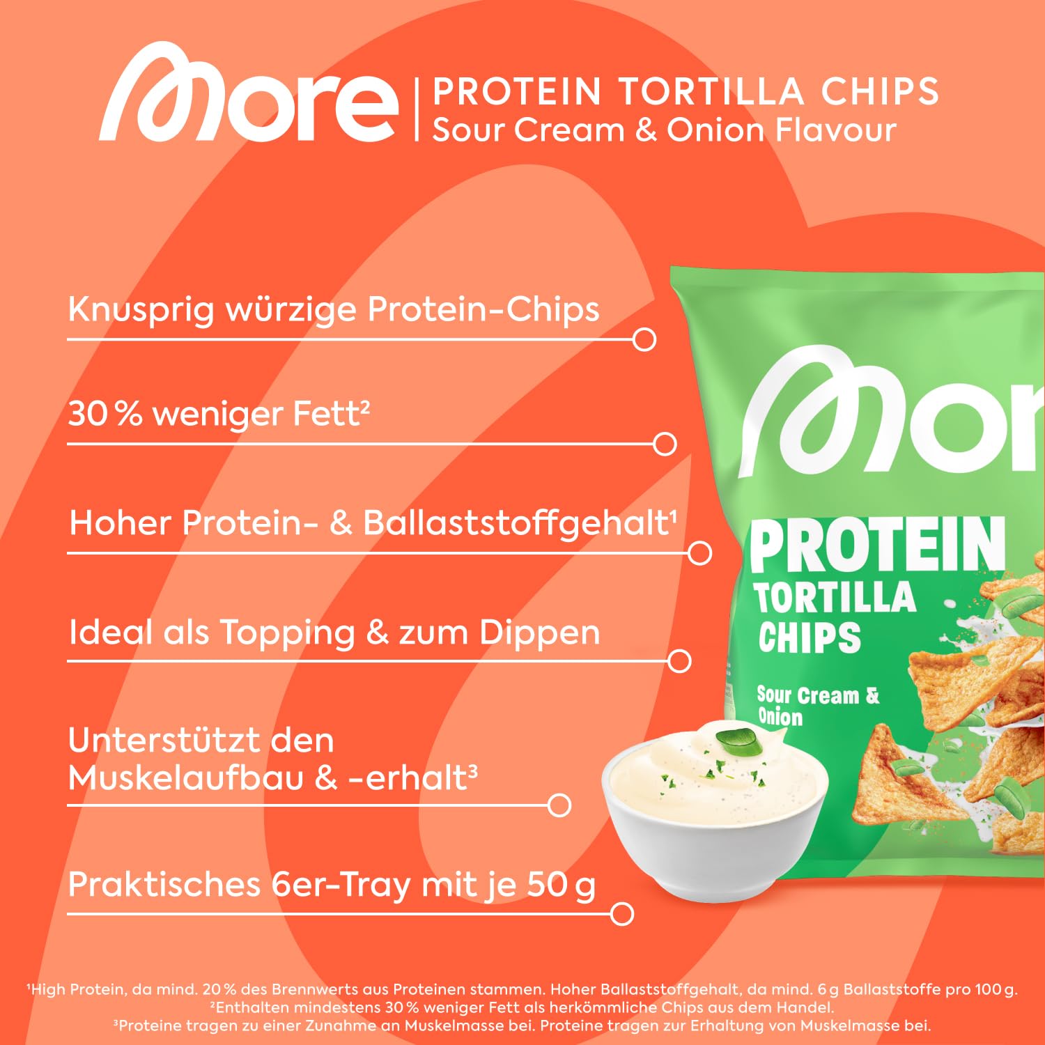 More Nutrition Protein Tortilla Chips 6er à 50g Box – Bild 11