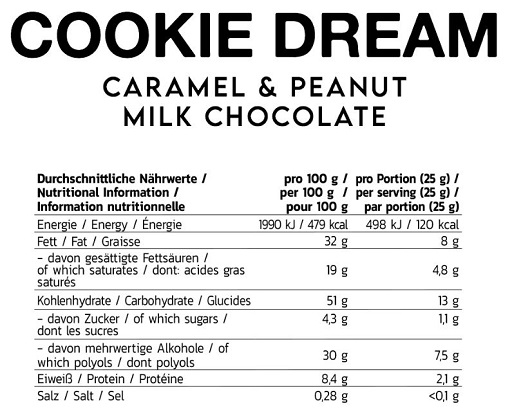 INLEAD Cookie Dream Caramel & Peanut 125g – Bild 2