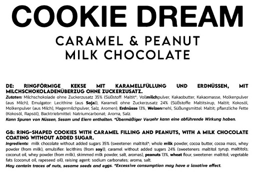 INLEAD Cookie Dream Caramel & Peanut 125g – Bild 3