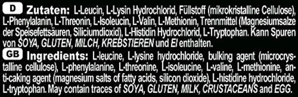 IronMaxx 100% EAAs Ultra Strong 180 Tabletten – Bild 4