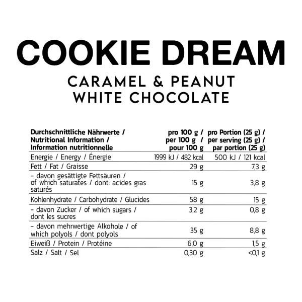 INLEAD Cookie Dream Caramel & Peanut 125g – Bild 8