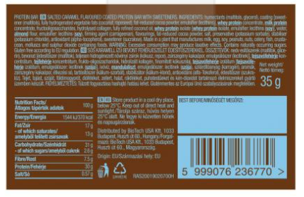 BioTech Protein Bar 20 x 35g – Bild 5