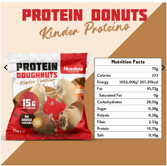 Alasature Protein Doughnuts 8 x 75g – Bild 4