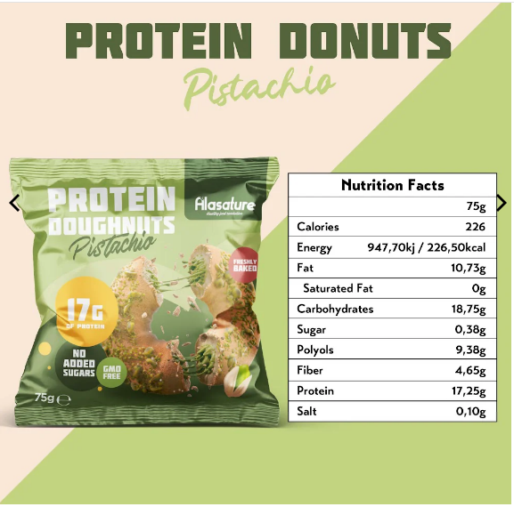 Alasature Protein Doughnuts 8 x 75g – Bild 5
