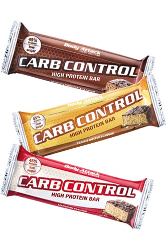 Body Attack Carb Control - Proteinriegel 15x 100g