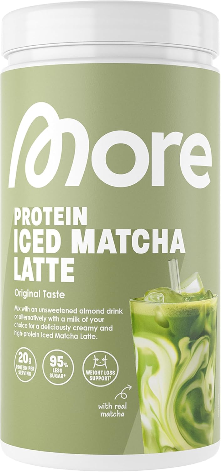 More Nutrition Protein Iced Matcha Latte 500g Dose